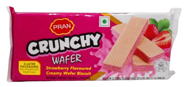 Pran Strawberry Creamy Wafer
